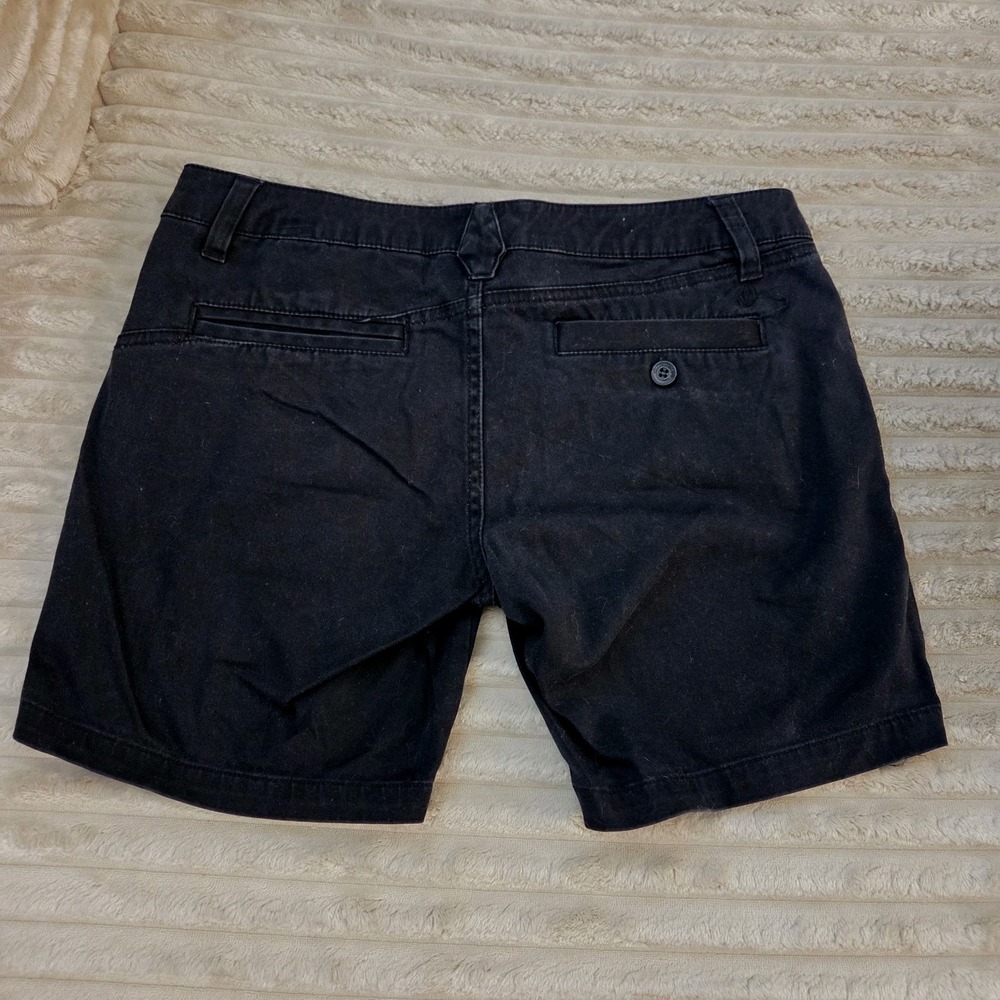 Volcom Juniors Black Casual Shorts Size 3 Skater Surf Chino Pocketed Y2k - Picture 6 of 7